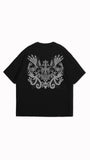 Regal Flourish Graphic Oversized T-Shirt