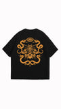 Mystic Moth & Serpents Oversized Graphic T-Shirt