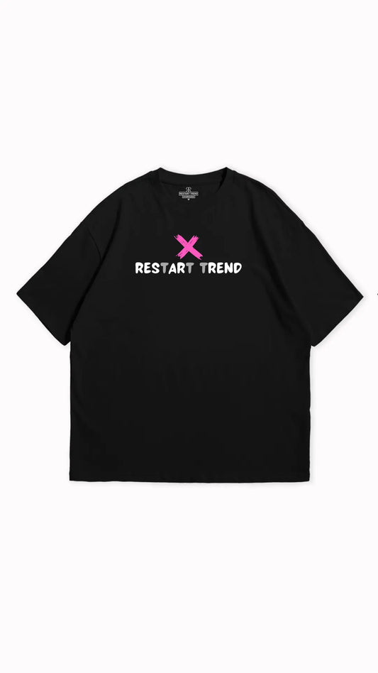 Escape the Reality: Printed Oversized/Boxy  T-Shirt by Restart Trend