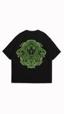 Medusa The Gorgons Head Printed Oversized T shirt 220 gsm